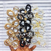 Impression Pack of 12 Pcs Pearl Style Hair Clutcher  Plastic Hair Clutcher